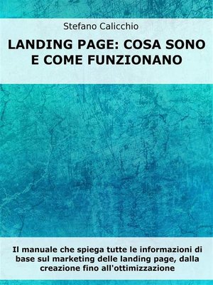 cover image of Landing Page--cosa sono e come funzionano